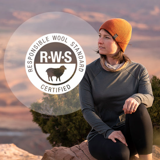 Showers Pass merino now meets the Responsible Wool Standard.