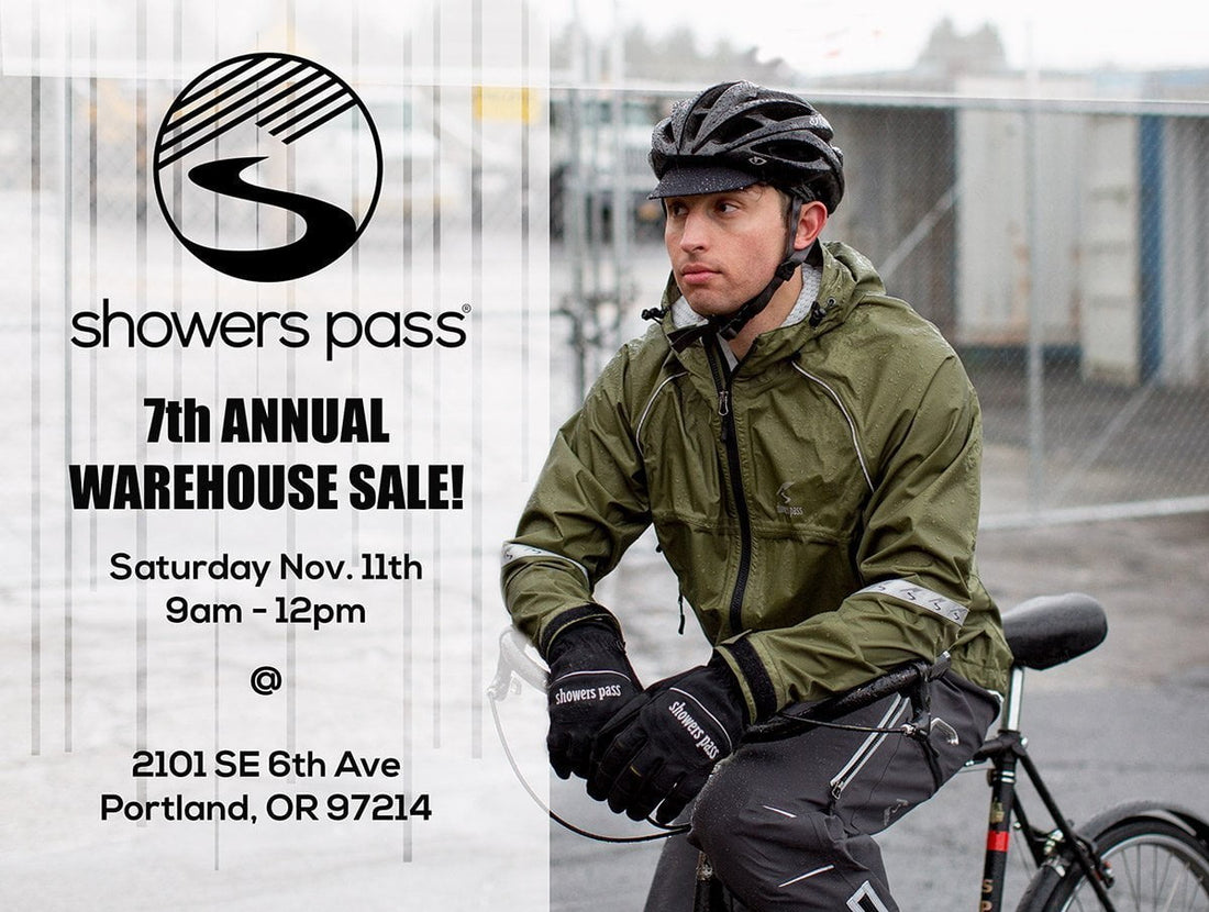 7th Annual Warehouse Sale Showers Pass