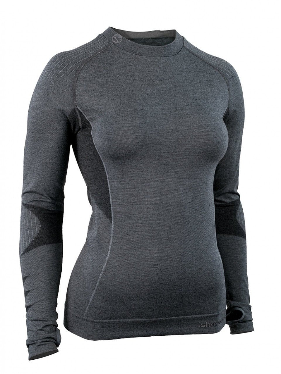 Body-Mapped Women's Cycling Long Sleeve Baselayer | SP – Showers Pass